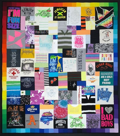 t shirt quilt with border